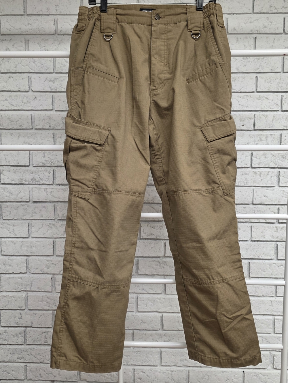 CQR Tactical Cargo Pants Khaki Ripstop Size 34W 30L